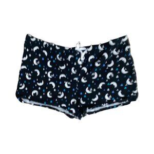 Sz.3X(22W-24W)*Secret Treasures*Black Sleeping Shorts--Moon & Stars Print